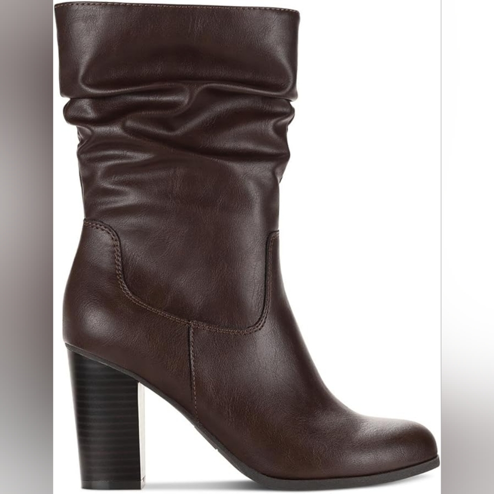 Style & Co. Dark Brown Heeled Boots 6M